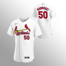 Men's St. Louis Cardinals Adam Wainwright Authentic White 2020 Home Jersey