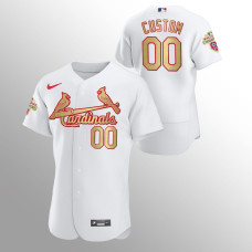 St. Louis Cardinals Custom White 2011 World Series Champions Jersey
