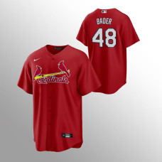 Harrison Bader St. Louis Cardinals Red Replica Alternate Official Player Jersey