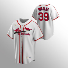 Men's St. Louis Cardinals Miles Mikolas #39 White Cooperstown Collection Home Jersey