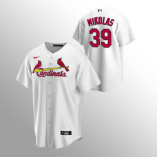 Men's St. Louis Cardinals Miles Mikolas #39 White Replica Home Jersey