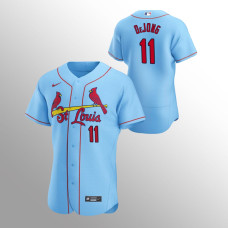 Men's St. Louis Cardinals Paul DeJong Authentic Light Blue 2020 Alternate Jersey