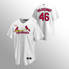 Men's St. Louis Cardinals Paul Goldschmidt #46 White Replica Home Jersey