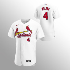 Men's St. Louis Cardinals Yadier Molina Authentic White 2020 Home Jersey