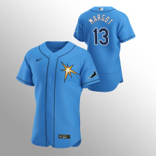 Tampa Bay Rays Manuel Margot Light Blue Authentic Alternate Jersey