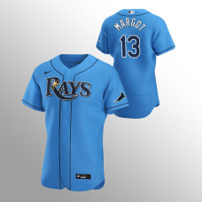 Tampa Bay Rays Manuel Margot Light Blue Player Authentic Alternate Jersey