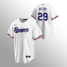 Men's Texas Rangers Adrian Beltre #29 White Replica Home Jersey