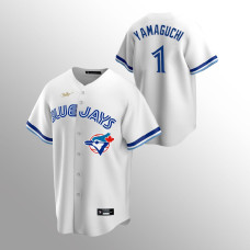 Shun Yamaguchi Toronto Blue Jays White Cooperstown Collection Home Jersey