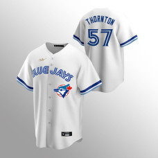 Trent Thornton Toronto Blue Jays White Cooperstown Collection Home Jersey