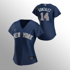 Marwin Gonzalez Women's Yankees #14 Jersey Alternate Navy Replica