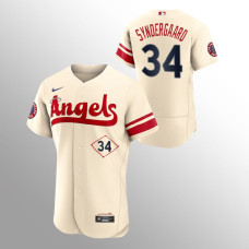 Cream Angels Noah Syndergaard 2022 City Connect Jersey Authentic