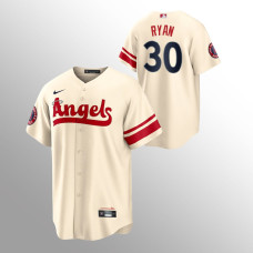 Angels Nolan Ryan Cream Replica Jersey 2022 City Connect