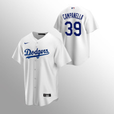 Los Angeles Dodgers White Jersey Roy Campanella #39 Replica Home