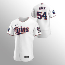 Minnesota Twins #54 Sonny Gray Authentic Home White Jersey