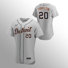 Detroit Tigers #20 Spencer Torkelson Road Authentic Gray Jersey