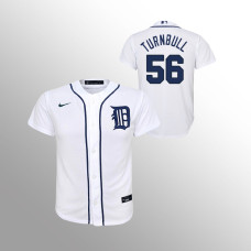 Tigers #56 Spencer Turnbull Youth Jersey Replica White Home