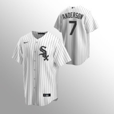 Tim Anderson Home Chicago White Sox Replica White Jersey