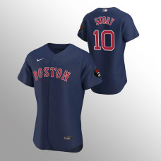 Boston Red Sox Authentic Jersey #10 Trevor Story Alternate Navy