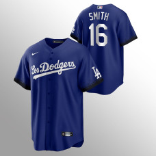 Los Angeles Dodgers Will Smith Royal #16 2021 City Connect Replica Jersey