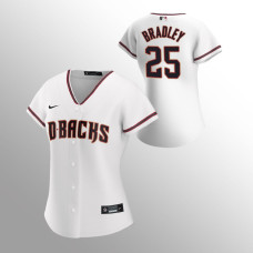 Women's Arizona Diamondbacks Archie Bradley White 2020 Replica Home Jersey