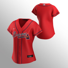 Women's Atlanta Braves Replica Red Alternate Jersey