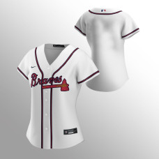 Women's Atlanta Braves Replica White Home Jersey