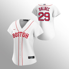 Women's Boston Red Sox Bobby Dalbec White 2021 Replica Patriots' Day Jersey