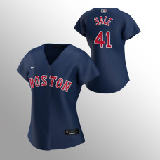 Women's Boston Red Sox Chris Sale Navy 2020 Replica Alternate Jersey