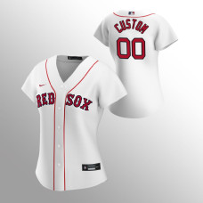 Women's Boston Red Sox Custom White 2020 Replica Home Jersey