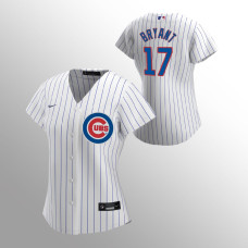 Women's Chicago Cubs Kris Bryant White 2020 Replica Home Jersey