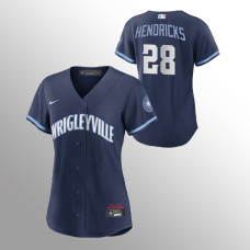 Women's Chicago Cubs Kyle Hendricks Navy 2021 City Connect Replica Jersey