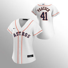 Women's Houston Astros Brad Peacock White 2020 Replica Home Jersey