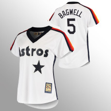 Women's Houston Astros Jeff Bagwell White Cooperstown Collection Home Jersey