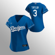 Women's Los Angeles Dodgers Chris Taylor Royal 2020 World Series Champions Replica Jersey