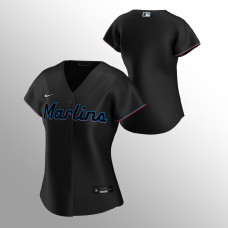 Women's Miami Marlins Replica Black 2020 Alternate Jersey