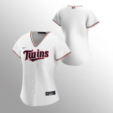 Women's Minnesota Twins Replica White Home Jersey