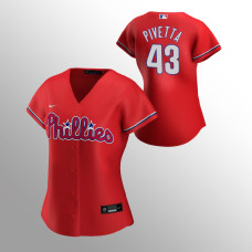 Women's Philadelphia Phillies Nick Pivetta Red 2020 Replica Alternate Jersey