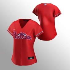 Women's Philadelphia Phillies Replica Red Alternate Jersey
