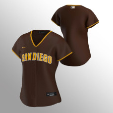 Women's San Diego Padres Replica Brown 2020 Road Jersey