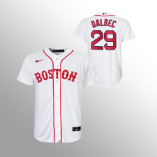Youth Boston Red Sox Bobby Dalbec White 2021 Replica Patriots' Day Jersey