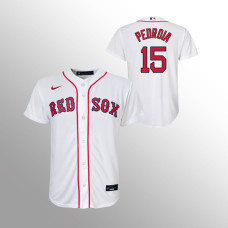 Youth Boston Red Sox Dustin Pedroia White Replica Home Jersey