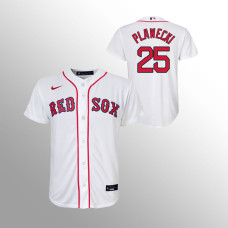 Youth Boston Red Sox Kevin Plawecki White Replica Home Jersey