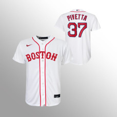 Youth Boston Red Sox Nick Pivetta White 2021 Replica Patriots' Day Jersey