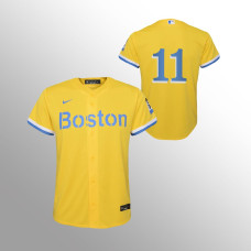 Youth Boston Red Sox Rafael Devers Gold 2021 City Connect Replica Jersey