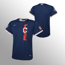 Youth Cleveland Indians 2021 MLB All-Star Game Navy Jersey