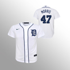 Youth Detroit Tigers Jack Morris White 2020 Replica Home Jersey