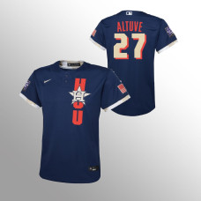 Youth Houston Astros Jose Altuve Navy 2021 MLB All-Star Game Jersey
