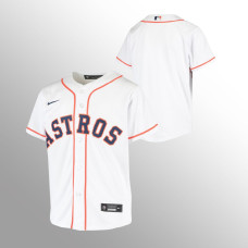 Youth Houston Astros Replica White Home Jersey