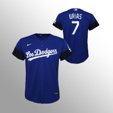 Youth Los Angeles Dodgers Julio Urias Royal 2021 City Connect Replica Jersey