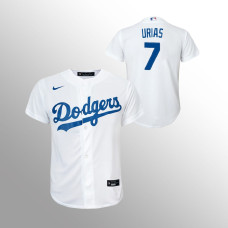 Youth Los Angeles Dodgers Julio Urias White Replica Home Jersey